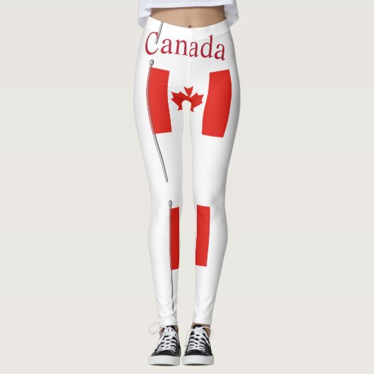 Kanada Länderflagge Thunder_Cove Leggings (Vorderseite)