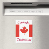 Kanada Länderflagge Thunder_Cove Magnet (In Situ (Geschirrspüler))