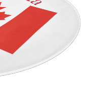 Kanada Landesflagge Thunder_Cove Schneidebrett (Ecke)