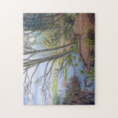 Kanada Landschaft Puzzle Lost Lagoon Puzzle (Vertikal)