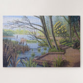 Kanada Landschaft Puzzle Lost Lagoon Puzzle (Horizontal)