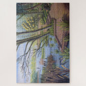 Kanada Landschaft Puzzle Lost Lagoon Puzzle (Vertikal)