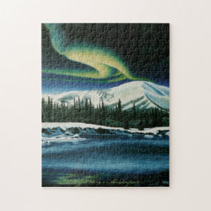Kanada Landschaftspuzzle Nördliche Lichter Puzzle