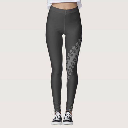 Kanada Leggings Sporty Canada Stretchy Pants (Vorderseite)
