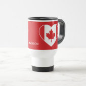 Kanada Liebe individuelle Name Tasse (VorderseiteRechts)