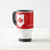 Kanada Liebe individuelle Name Tasse (Vorderseite Links)