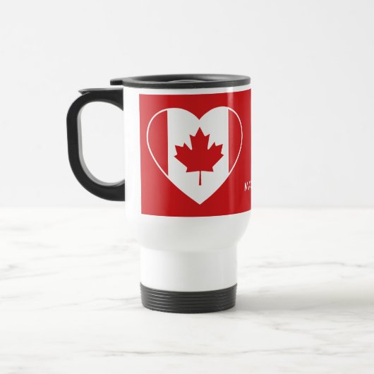 Kanada Liebe individuelle Name Tasse (Links)