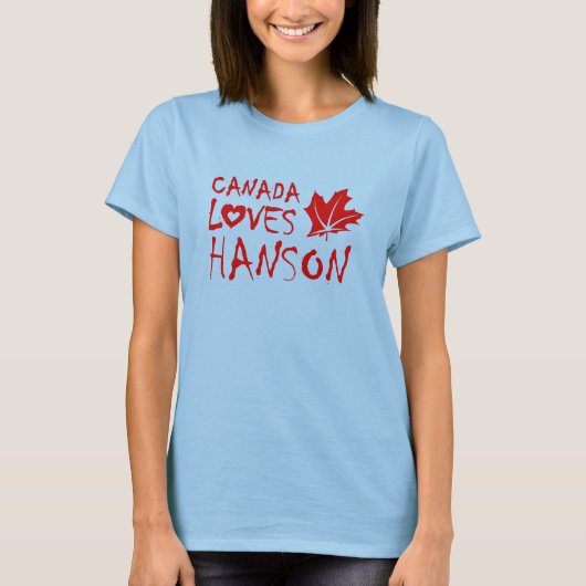 Kanada Lieben Hanson (Alberta) T - Shirt (Vorderseite)