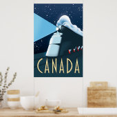 Kanada Locomotive Reiseplakat Poster (Küche)