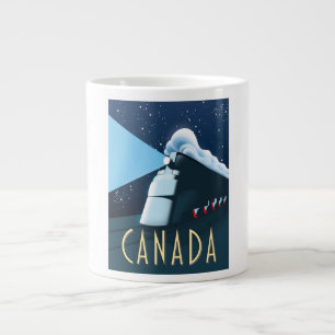 Kanada-Lokomotiven-Reiseposter Jumbo-Tasse
