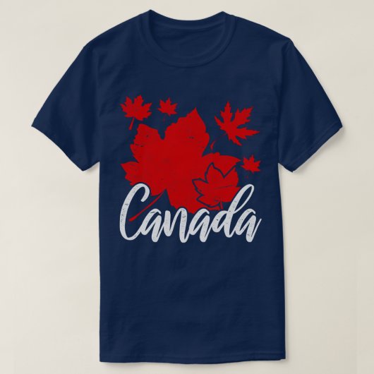 Kanada Lover Canadian Maple Leaf Kanada 1 T-Shirt (Design vorne)