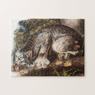 Kanada-Luchs (Lynx Canadensis) Illustration Puzzle