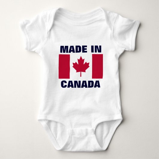 KANADA: Made in Canada Baby Strampler (Vorderseite)