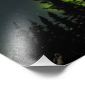 Kanada, Manitoba. Ansicht von Polarlichtern und Fotodruck (Ecke)