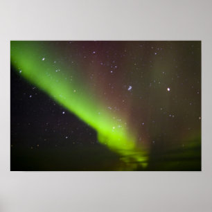 Kanada, Manitoba, Churchill. Aurora Borealis Poster