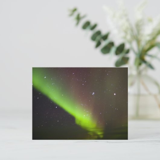 Kanada, Manitoba, Churchill. Aurora Borealis Postkarte (Stehend Vorderseite)