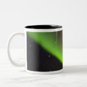 Kanada, Manitoba, Churchill. Aurora Borealis Zweifarbige Tasse (Links)