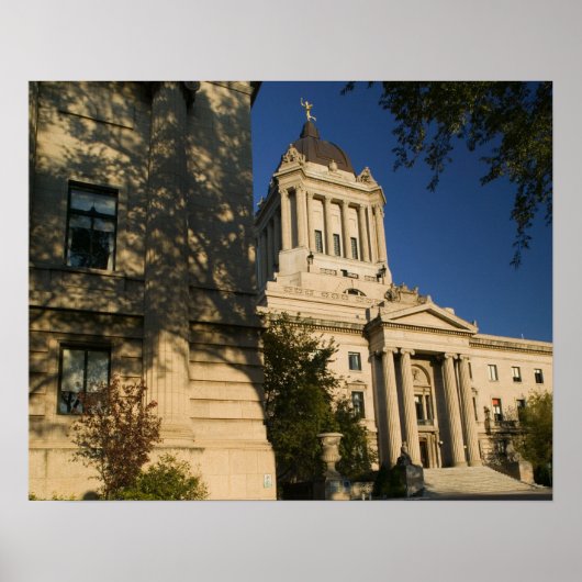 Kanada, Manitoba, Winnipeg: Manitoba Legislative Poster (Vorne)