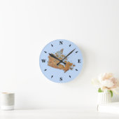 Kanada Map Clock Runde Wanduhr (Zuhause)