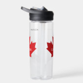 Kanada Mapfelleaf-individuelle Name Trinkflasche (Rechts)