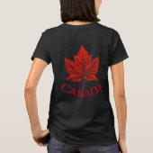 Kanada Maple Leaf Hoodie Women's Canada Hoodie T-Shirt (Rückseite)
