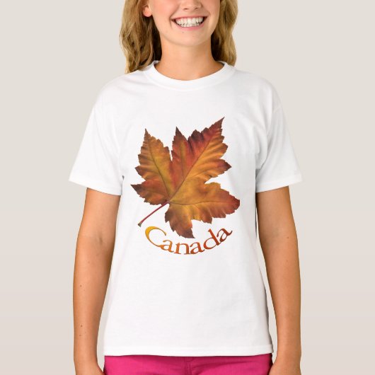 Kanada Maple Leaf Kid's Canada Sweatshirt Souvenir T-Shirt (Vorderseite)