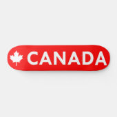 Kanada Maple Leaf Skate Deck Skateboard (Horizontal)