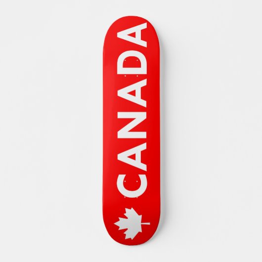 Kanada Maple Leaf Skate Deck Skateboard (Vorne)
