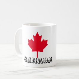 KANADA MAPLE LEAF - TAG IN KANADA KAFFEETASSE