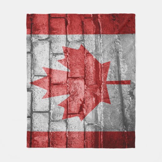 Kanada-Mauer Fleecedecke (Vorderseite)