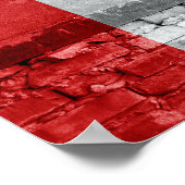 Kanada-Mauer Poster (Ecke)