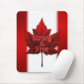 Kanada-Mauspad Rot Kanada-Ahornblatt-Mauspad Mousepad (Mit Mouse)