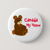 Kanada, meine Zuhause Button (Vorderseite)