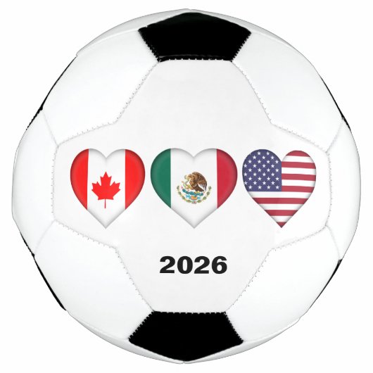 Kanada Mexiko USA Gastgeber Fußballturnier 2026 Fußball (Vorderseite)