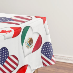 Kanada Mexiko USA Gastgeber Fußballturnier 2026 Tischdecke