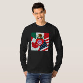 Kanada-Mexiko-USA Unisex Long Sleeve T - Shirt (Vorne ganz)