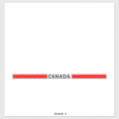 Kanada - minimalistische Flagge Aufkleber (Blatt)