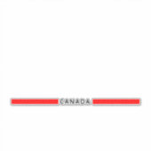 Kanada - minimalistische Flagge Aufkleber (Vorderseite)