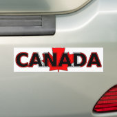 Kanada mit Blatt-Autoaufkleber Autoaufkleber (Auf Auto)