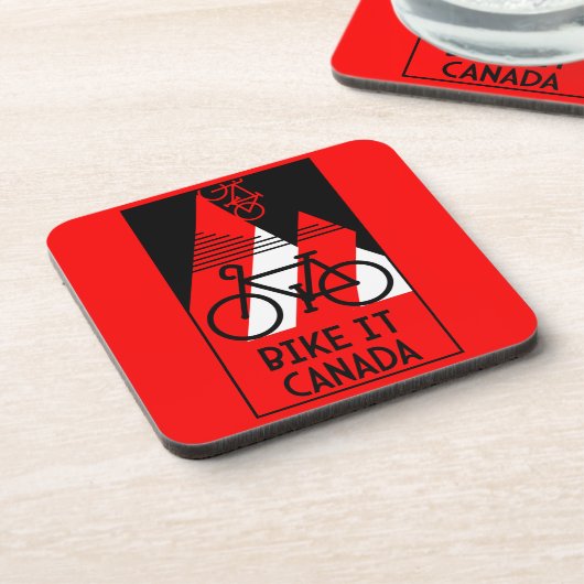 Kanada mit dem Fahrrad Getränkeuntersetzer (Linke Seite)