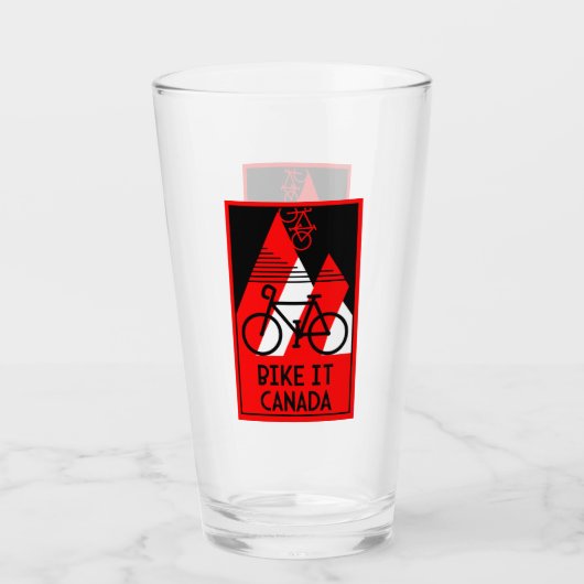 Kanada mit dem Fahrrad Glas (Vorderseite)