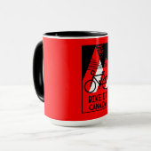 Kanada mit dem Fahrrad Tasse (Vorderseite Links)