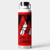 Kanada mit dem Fahrrad Trinkflasche (Rückseite)