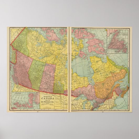 Kanada mit der Eisenbahn Poster (Vorne)