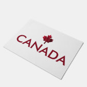 Kanada mit Red-Maple-Leaf Fußmatte (Schrägansicht)