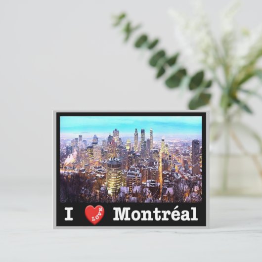 Kanada - Montréal - I Liebe - Postkarte (Stehend Vorderseite)