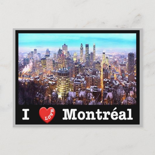 Kanada - Montréal - I Liebe - Postkarte (Vorderseite)