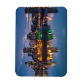 Kanada, Montreal, Skyline und Alter Hafen Magnet (Vertikal)