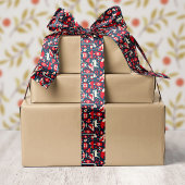 Kanada Moose Christmas Winter Satinband