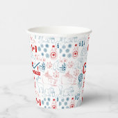 Kanada | Muster der Symbole Pappbecher (Rechts)